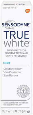 

Sensodyne Sensitive Teeth Whitening, True White Mint, Sensitivity Toothpaste, 3 ounce Toothpaste(75 g)