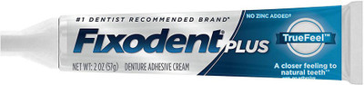 

Fixodent Plus Truefeel Denture Adhesive Cream 2 Oz Toothpaste(59 g)