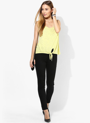 

Only Casual Sleeveless Printed Women' Yellow Top