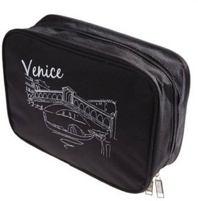 

Niyam Cosmetic Pouch(Multicolor), Black