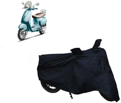 Auto Age Two Wheeler Cover for Piaggio(Vespa, Black)