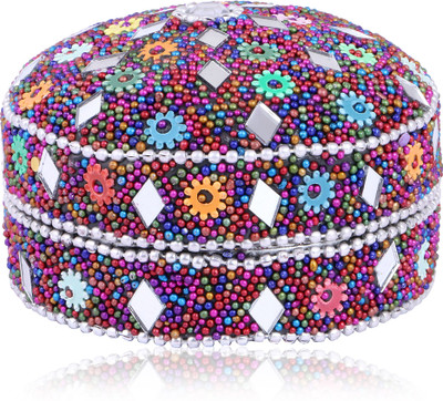 

SAMAA RING-BOX-PURPLE-COMBO-001 RING BOX Vanity Box(Purple, Multicolor)