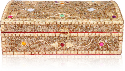 

SAMAA BANGLE-BOX-GOLDEN-STONE-013 BANGLE BOX Vanity Box(GOLDEN)