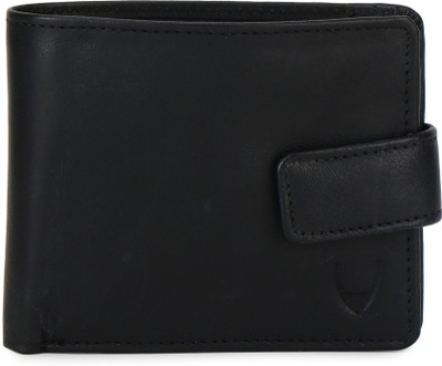 

Hidesign Men Formal Black Genuine Leather Wallet(12 Card Slots)