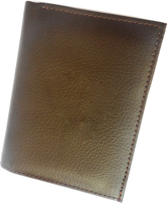 

A R Men Casual Brown Genuine Leather Wallet(3 Card Slots)