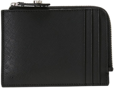 

LeapEngland Women Black Genuine Leather Wrist Wallet(5 Card Slots)