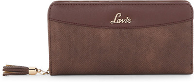 

Lavie Women Trendy Brown Artificial Leather Wallet(5 Card Slots)