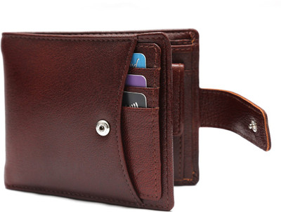 

Hidekraft Men Casual Brown Genuine Leather Wallet(6 Card Slots)