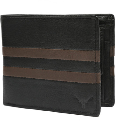 

Hidekraft Men Casual Black Genuine Leather Wallet(6 Card Slots)