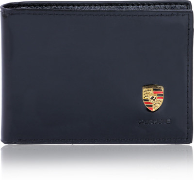 

Porsche Shine Men Black Artificial Leather Wallet(3 Card Slots)