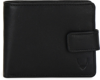 

Hidesign Men Formal Black Genuine Leather Wallet(8 Card Slots)