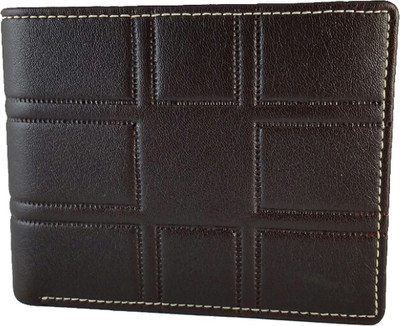 

MG Men Casual Brown Genuine Leather Wallet(6 Card Slots)