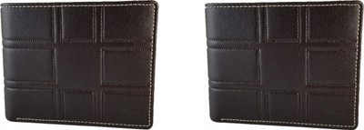 

MG Men Casual Brown Genuine Leather Wallet(6 Card Slots), Brown 01