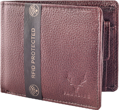 

FAWNLINK Men Casual Brown Genuine Leather Wallet(7 Card Slots)