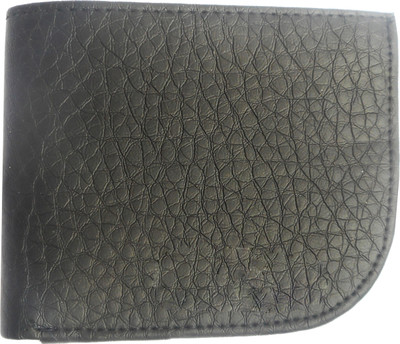 

A R Men Casual Black Genuine Leather Wallet(3 Card Slots)