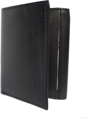 

Zubron Men Formal Black Genuine Leather Wallet(7 Card Slots), Blk059