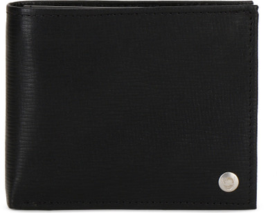 

Hidesign Men Formal Black Genuine Leather Wallet(6 Card Slots)