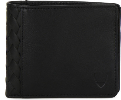 

Hidesign Men Casual Black Genuine Leather Wallet(8 Card Slots)