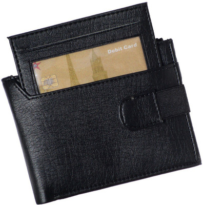 

SKKFASHION Men Casual Black Artificial Leather Wallet(9 Card Slots)