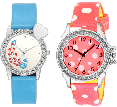 

Spike New attractive Fashion Lifestyle Queen Analog Watch Sett Of Two For Girls and Women 014 Watch - For Women