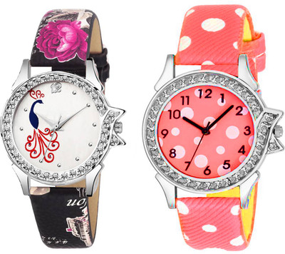 

Spike New attractive Fashion Lifestyle Queen Analog Watch Sett Of Two For Girls and Women 122 Watch - For Women