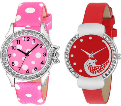 

Spike New attractive Fashion Lifestyle Queen Analog Watch Sett Of Two For Girls and Women 142 Watch - For Women