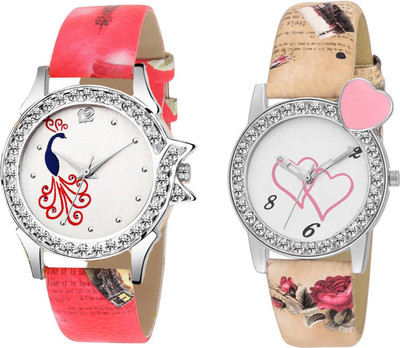 

Spike New attractive Fashion Lifestyle Queen Analog Watch Sett Of Two For Girls and Women 126 Watch - For Women