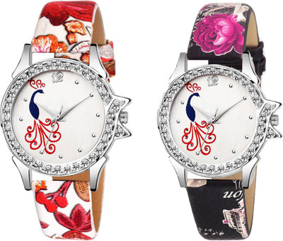 

Spike New attractive Fashion Lifestyle Queen Analog Watch Sett Of Two For Girls and Women 100 Watch - For Women