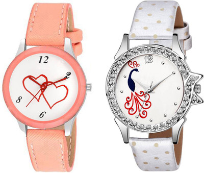 Spike New attractive Fashion Lifestyle Queen Analog Watch Sett Of Two For Girls and Women 075 Watch - For Women