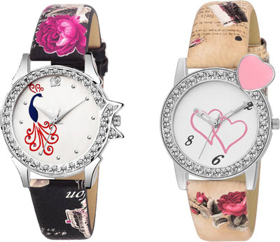

Spike New attractive Fashion Lifestyle Queen Analog Watch Sett Of Two For Girls and Women 119 Watch - For Women