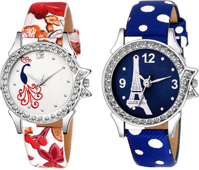 

Spike New attractive Fashion Lifestyle Queen Analog Watch Sett Of Two For Girls and Women 099 Watch - For Women