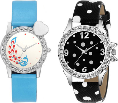

Spike New attractive Fashion Lifestyle Queen Analog Watch Sett Of Two For Girls and Women 013 Watch - For Girls