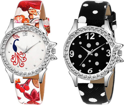 

Spike New attractive Fashion Lifestyle Queen Analog Watch Sett Of Two For Girls and Women 104 Watch - For Women