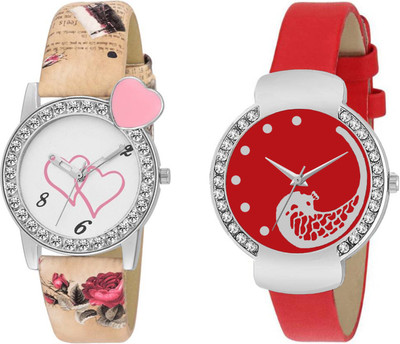 

Spike New attractive Fashion Lifestyle Queen Analog Watch Sett Of Two For Girls and Women 137 Watch - For Women
