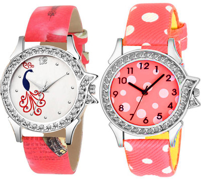 

Spike New attractive Fashion Lifestyle Queen Analog Watch Sett Of Two For Girls and Women 129 Watch - For Women