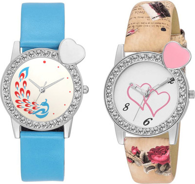 

Spike New attractive Fashion Lifestyle Queen Analog Watch Sett Of Two For Girls and Women 011 Watch - For Women