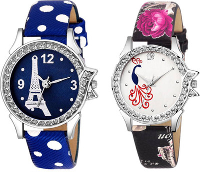 

Spike New attractive Fashion Lifestyle Queen Analog Watch Sett Of Two For Girls and Women 109 Watch - For Women