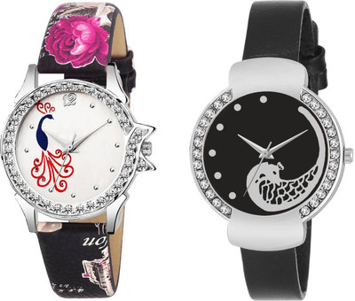 

Spike New attractive Fashion Lifestyle Queen Analog Watch Sett Of Two For Girls and Women 123 Watch - For Women