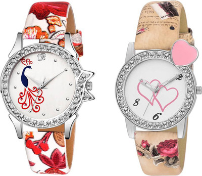

Spike New attractive Fashion Lifestyle Queen Analog Watch Sett Of Two For Girls and Women 102 Watch - For Women