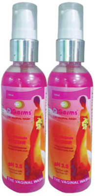 

DGERMS Ayurvedic V Wash for Intimate Cleaning 100ml Intimate Wash(200 ml, Pack of 2)
