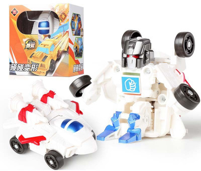

Sanyal Automatic Deformation Bumper Robot Car Transformers Style Super Heroes (White)(Multicolor)