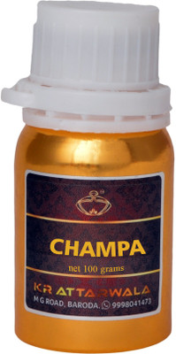 

Kr Attarwala Champa Flower Fragrance Perfume Ittar Attar Oil - Sweet Strong Champa Aroma 100ml Floral Attar(Champa)
