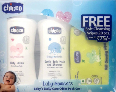 

Chicco Babys Daily Care Offer Pack(Light Blue)