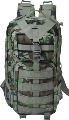

F Gear Military Tactical 29.0 L Backpack(Green), Woodland a camo