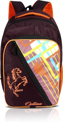 

Optima Multi Zipper 28.0 L Laptop Backpack(Maroon)
