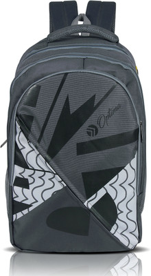 

Optima Multi Zipper 28.0 L Laptop Backpack(Grey)