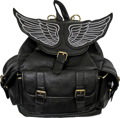 

Scarlett Angel Wings Waterproof Backpack(Black, 7 L)
