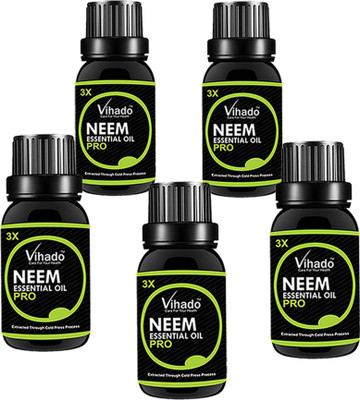 

VIHADO Neem Oil 3X PRO for Hair & Skin (20 ML) (Pack of 5)(20 ml)