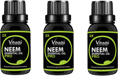 

VIHADO Neem Oil 3X PRO for Hair & Skin (30 ML) (Pack of 3)(30 ml)