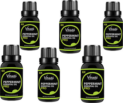

VIHADO 100% Pure & Natural Peppermint Oil 6X PRO (15 ML) (Pack of 6)(15 ml)